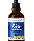 Secrets of the Tribe - Tribal Warrior, Herbal Supplement Blend Drops Alcohol-Free Liquid Extract, Male Strength/Vitality (4 fl oz)