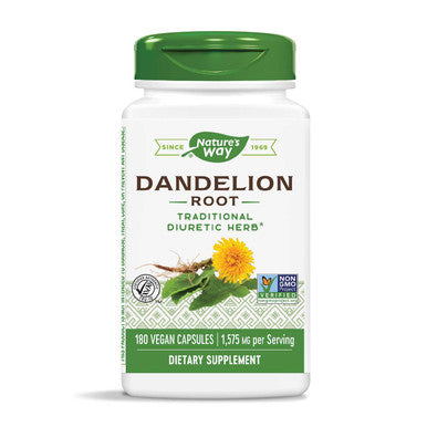 Nature's Way Dandelion Root,180 Vcaps (Pack of 2)