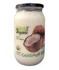 IOS love Organic Virgin Coconut Oil, Cold-Pressed - Natural Hair Oil, Skin Oil and Cooking Oil with Fresh Flavor, Non-GMO (Unrefined, 14 Fl. Oz)