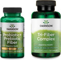 Swanson Digestive Health Essentials Bundle: Prebiotic + Probiotic Fiber and Tri-Fiber Complex