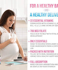 GoBiotix Vegan Prenatal Vitamins Once Daily Prenatal Capsules 90 Count