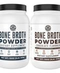 Left Coast Performance 2lb Pure Bone Broth and 2lb Chocolate Bone Broth