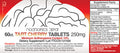 Tart Cherry Extract Tablets | 250mg | 60 Count | 10% Anthocyanins | Supports Balanced Oxidation & Inflammation Levels | Promotes Physical Strength & Energy