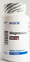MAJOR Magnesium Oxide High Potency 500 Mg, 100 Count (4 Pack)