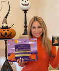 Vahdam Limited Edition Halloween Tea Basket | 9 Premium Variety Pyramid Tea Bags | Halloween s for Women Men and Adults I Tea Set