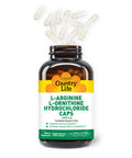 Country Life - L-Arginine L-Ornithine Caps Amino Acid Complex With Vitamin B6 57747