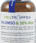 Heiltropfen Roll On DMSO and Aloe Arborescense by Dr. Hartmut Fischer | Amber Glass Bottle with Roll On | 3.4 Fl Oz - 100 ml | High Purity