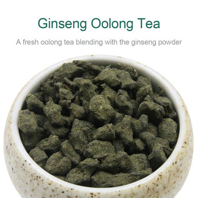 Fullchea - Ginseng Oolong Tea - Oolong Tea Loose Leaf - Imperial Ginseng Tea - Natural Ren Shen with Unique Aroma and Taste 8oz / 226g