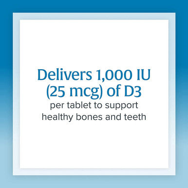 Natural Factors Vitamin D3 1000 IU 25 mcg Supports Strong Bones Muscles and Immune Function 180 Tablets