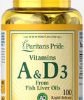 Puritan's Pride Vitamins A & D 5000/400 IU