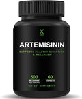 Humanx Artemisinin 500 Mg - Supports Healthy Aging Digestion And Immunity - Usa Third Party Tested - Vegan Non-Gmo - Artemisia Annua Supplement - Sweet Wormwood Extract - Easy To Swallow Capsules