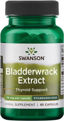 Swanson Bladderwrack Leaves 60 Capsules