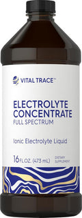 Carlyle Electrolyte Concentrate | 16 fl oz | Full Spectrum | Ionic Electrolyte Liquid | Non-GMO and Gluten Formula | by Vital Trace