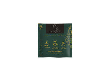 Luxmi Estates - Tale of Two Estates - Organic English Breakfast Tea 90 Tea Bags (15 ct x 6 Pack) | Made with Organic Darjeeling & Assam Tea from India | Smooth Flavorful Robust and Caffeinated