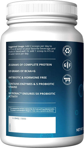 MRM Nutrition Gainer Protein with Probiotics + Postbiotics | Vanilla Flavored | 25g Protein | Whey Concentrate + Isolate + micellar Casein| Slow + Fast digesting| with Digestive enzymes | 18 Servings