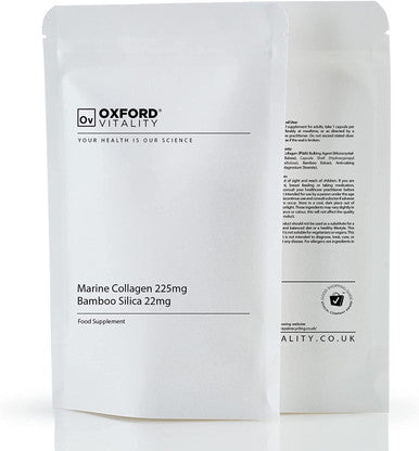Marine Collagen & Bamboo Silica Capsules | High Strength and Quality | Oxford Vitality (365)