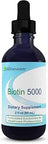 Nutra BioGenesis Biotin 5000 Liquid Biotin Drops for Hair Skin and Nails Pure Supplement for Women and Men 5000mcg Per Serving 2 Fl Oz (59 mL) Bottle