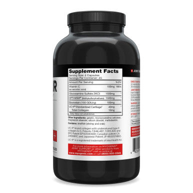 Myogenix Joint And Tissue Supplement Glucosamine & Chondroitin With Uc-Ii And Msm Joint Support Vitamins For Men Bone And Joint Health Supplement (180 Capsules)