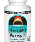 SOURCE S Vitamin E Non-GMO 400 IU Tablet, 60 Count