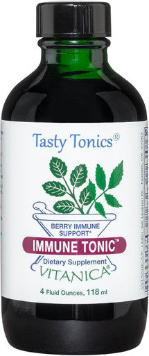 Vitanica Immune Tonic Black Elderberry Syrup Immune Support 4 Ounce