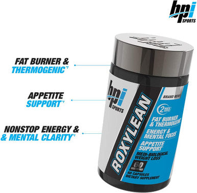 BPI Sports -Roxylean Extreme Fat Burner & Weight Loss Supplement, 60Count (Packaging May Vary)