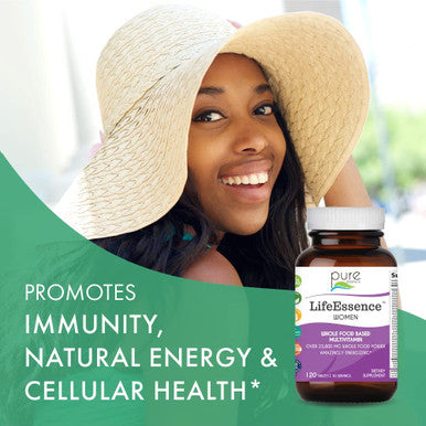 Pure Essence Labs LifeEssence Women's Formula - World's Most Energetic Multiple - The Master Multiple - 120 Tablets