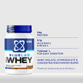 USN Blue Lab Whey Protein Powder: Chocolate - Whey Protein 908g - Post-Workout - Whey Isolate - Muscle Building Powder Supplement With Added BCAAs Chocolate 2 Pounds