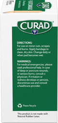 Curad Plastic Adhesive Bandages 3/4 X 3 Inch 60/Box Pack of 6
