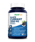 NusaPure Black Currant Oil 2500 Mg Equivalent per Veg caps. 200 Veggie Capsules (Powder, Extract 10:1, Vegan, Non-GMO & Gluten-Free)