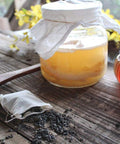 Fermentaholics 1 Gallon Jun Kombucha Starter Kit - Includes Usda Organic Jun Scoby & Starter Tea + Ingredients To Start Brewing Your Own Jun Tea Jar Not Included
