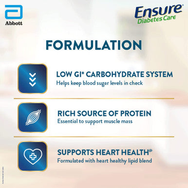 Ensure Diabetes Care- Nutrition To Help Control Blood Sugar Levels- 400 Gm Box (Chocolate Flavour) Yellow