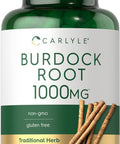 Carlyle Burdock Root | 1000 Mg | 200 Capsules | Non-Gmo And Gluten Free Formula | Traditional Herb Supplement | Arctium Lappa Ext