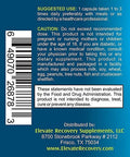 Elevate Recovery Supplements Vein & Leg Circulation Support Supplement (All-In-1) With 8 Active Ingredients - Natural Blood Circulation Booster - Vein Health Formula - Leg & Vein Supplements - Easy To Swallow - 90 Capsules