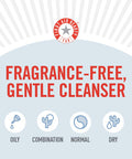 First Aid Beauty Pure Skin Gentle Foaming Face Cleanser, Sensitive Skin Foam Cleanser with Amino Acids - 4.5 oz.