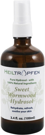 Heiltropfen Sweet Wormwood Hydrosol - Hydrolat 3.4 fl. oz. - 100 ml | 100% Natural Ingredients Hydrolate | Rehydrate Refresh Soothe Your Skin |