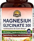 Vitalitown Magnesium Glycinate Chelated Non Buffered 300mg Elemental Magnesium Most Bioavailable Fully Reacted Bone Muscle Calm Sleep Heart Healths 90 Tablets NonGMO