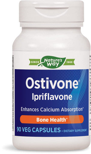 Nature's Way Ostivone Ipriflavone Supports Bone Health Vegetarian 90 Capsules