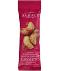 Sahale Snacks 2398773 Sahale Snacks Nuts Pomegranate Vanilla Flavored Cashews 1.5 Oz.
