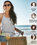 Garden of Life Grass Fed Collagen Coconut Mct Powder - Chocolate 24 Servings Collagen Peptides Powder For Energy Hair Skin Nails Joints Coconut Mcts Probiotics Collagen Protein Powder Supplement