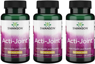 Swanson Acti-Joint 860 Milligrams 60 Capsules (3 Pack)