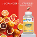 Solaray Vitamin C 1000Mg Timed Release Capsules With Rose Hips & Acerola Bioflavonoids, Two-Stage For High Absorption & All Day Immune Function Support, 60 Day , 275 Servings, 275 Vegcaps