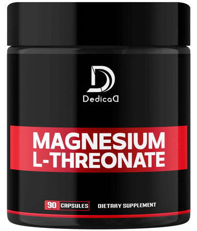 2000Mg Magnesium L-Threonate Capsules - 90 Capsules - 144Mg Elemental Magnesium Per Serving
