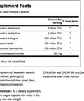 Swanson Probiotic Complex 4.2 Billion CFU 5-Strain Digestive Health Fat Metabolism Satiety Prebiotic FOS Complex Supplement 120 Veggie DRcaps