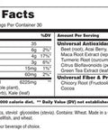 Universal Nutrition Greens Powder Supplement, Acai Berry/Kale/turmeric, Wheat Grass, Beet Root, Goji Berry, Fiber and Prebiotic, No Artificial Ingredients, Sweetened with Stevia, 300 Gram