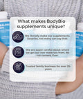 Bodybio Balance Oil - Essential Fatty Acids Omega 3 & 6 - Cold Pressed, Vegan, Organic Safflower And Flax Seed Oil Blend For Brain & Mood Support And Cellular Health, 16 Oz