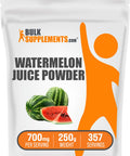 Bulksupplements.Com Watermelon Juice Powder - Watermelon Electrolyte - Vegan Drink Mix - Watermelon Energy Powder - Pure Watermelon Extract (250 Grams - 8.8 Oz)