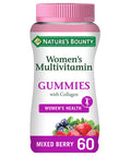 Nature's Bounty Women's Multivitamin Gummies with Collagen - Pack of 60