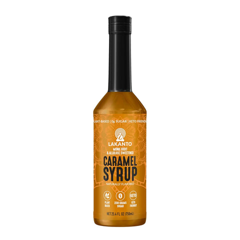 Lakanto Simple Flavoring Syrup - Monk Fruit Sweetener with Allulose, Perfect for Coffee, Tea, Cocktails, Snow Cones, Sodas, Other Drinks, Keto, Vegan (Original - 25.4 fl oz)