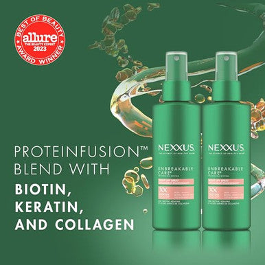 Nexxus Root Lift Thickening Spray Unbreakable Care With Proteinfusion Blend Of Biotin Keratin & Collagen Amino Acids 6 Oz