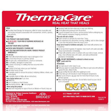 Thermacare Neck Shoulder And Wrist Heatwrap - 3 Count - Pack Of 8